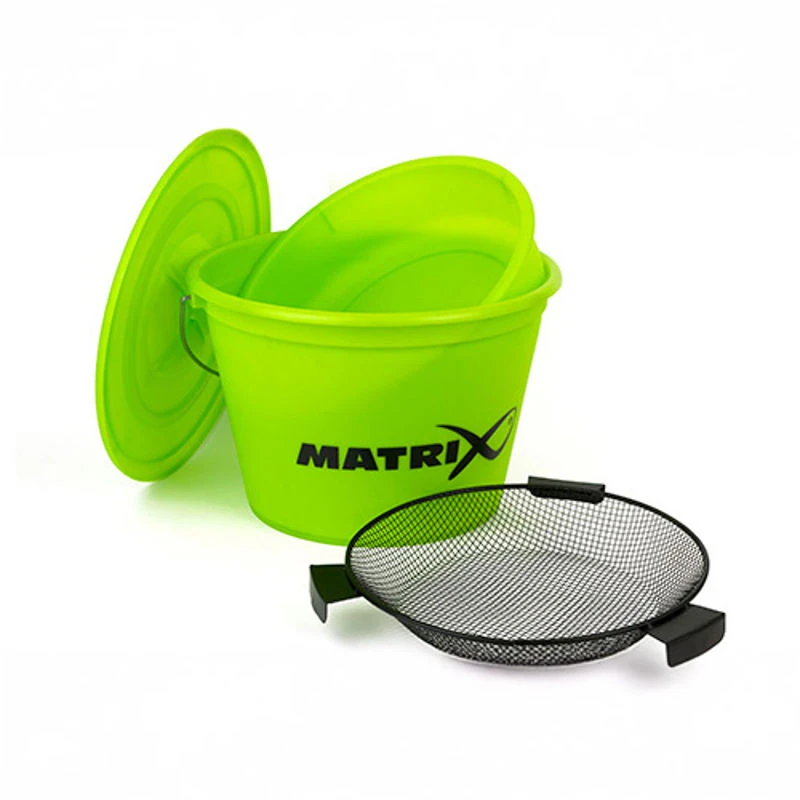 Matrix Lime Bucket & Riddle Set 20L